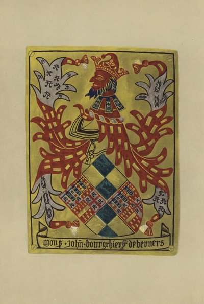 Sir John Bourchier, lord Berners, 1459-1474 (chromolitho) autorstwa William St John Hope