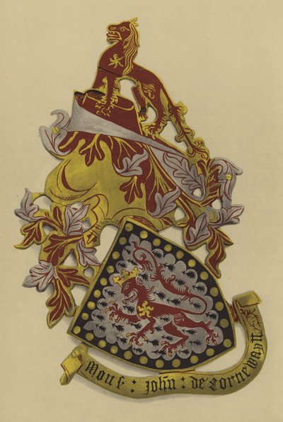 Sir John Cornwall, lord Fanhope, 1409-10-1443 (chromolitho) autorstwa William St John Hope