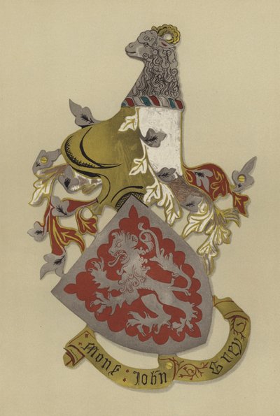 Sir John Grey, hrabia Tankerville, ok. 1419-1421 (chromolitho) autorstwa William St John Hope