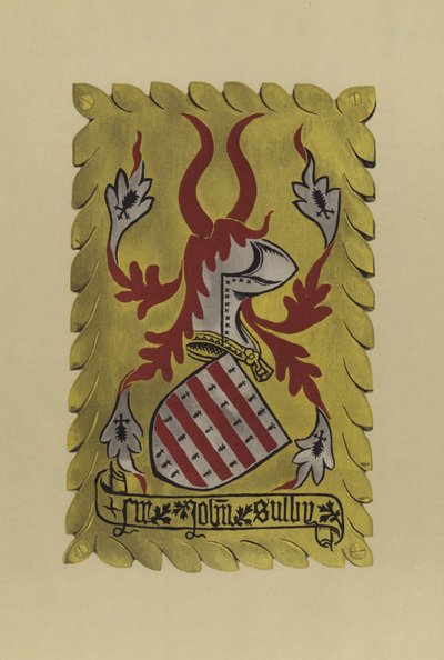 Sir John Sully, ok. 1361-c 1388 (chromolitho) autorstwa William St John Hope