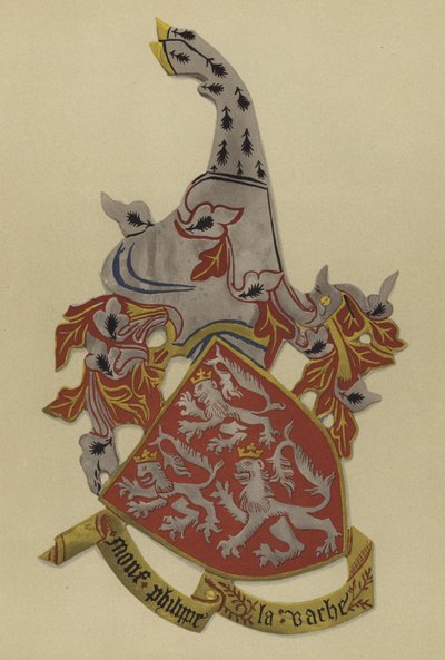 Sir Philip de la Vache, 1399-1408 (chromolitho) autorstwa William St John Hope