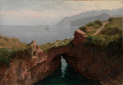 Łuk naturalny, Capri, 1856. autorstwa William Stanley Haseltine