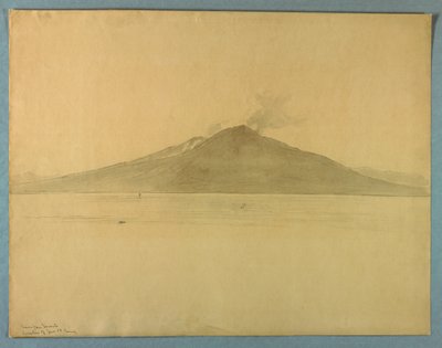 Studium Wezuwiusza z Sorrento we Włoszech autorstwa William Stanley Haseltine