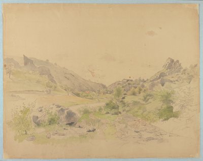 Studium krajobrazu autorstwa William Stanley Haseltine