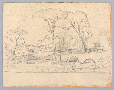 Studium krajobrazu autorstwa William Stanley Haseltine