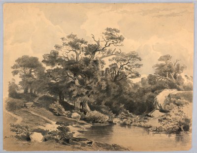 Studium krajobrazu autorstwa William Stanley Haseltine
