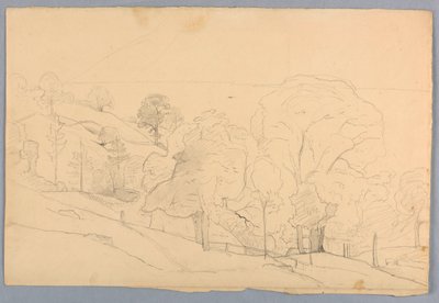 Studium krajobrazu autorstwa William Stanley Haseltine