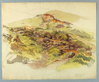 Studium krajobrazu, Baveno, Jezioro Maggiore, Włochy autorstwa William Stanley Haseltine