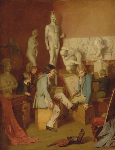 Wnętrze Akademii: Krytycy autorstwa William Stewart