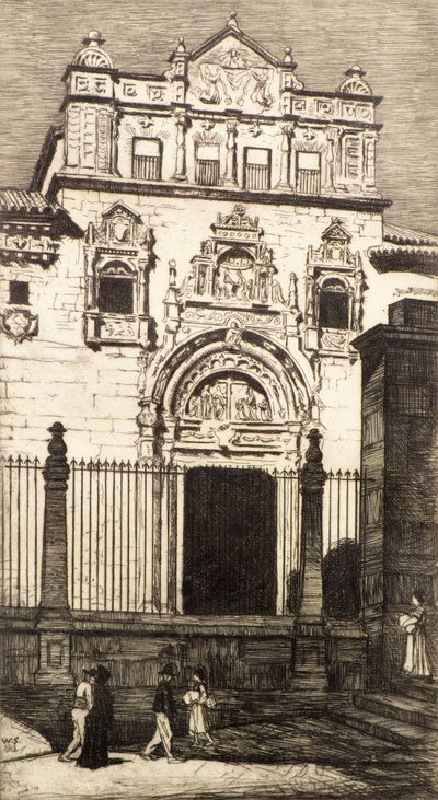 Drzwi, Santa Cruz, Toledo autorstwa William Strang