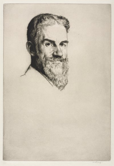 George Bernard Shaw, 1907. autorstwa William Strang