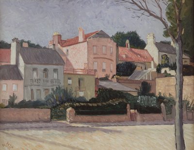 Domy w Hampstead, 1914 autorstwa William Strang