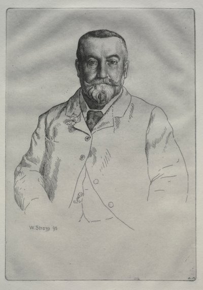 Portret H. Cock autorstwa William Strang