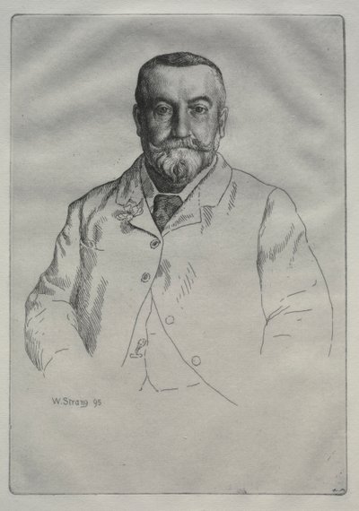 Portret H. Cocka, 1895. autorstwa William Strang