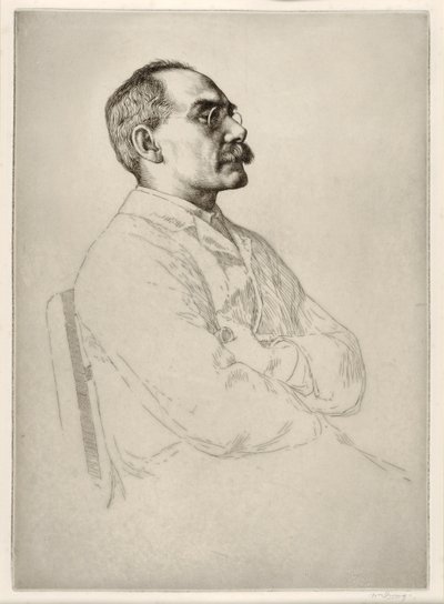 Rudyard Kipling (1865 - 1936), wyd. 1898 autorstwa William Strang