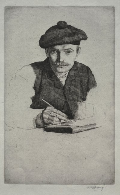 Autoportret, 1885. autorstwa William Strang