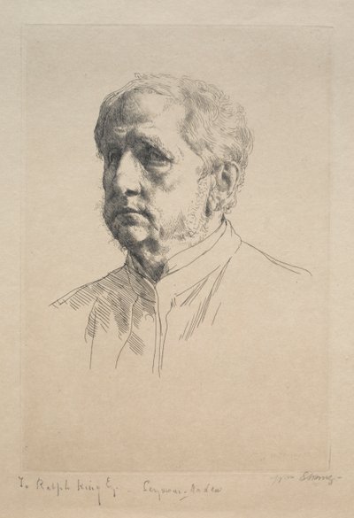 Sir Francis Seymour Haden, 1883. autorstwa William Strang