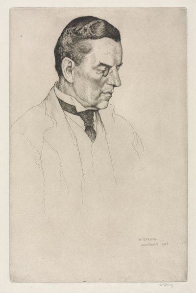Czcigodny Joseph Austen Chamberlain, 1903. autorstwa William Strang