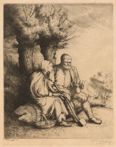 Leśnik autorstwa William Strang