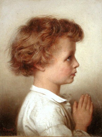 Na modlitwie autorstwa William Strutt