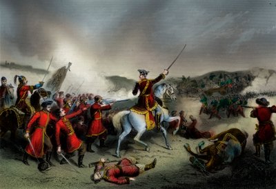Bitwa pod Pułtową, Wielka Wojna Północna (druk) autorstwa William T. Hulland