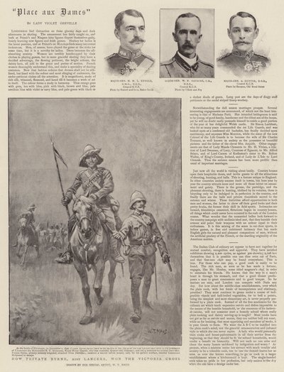 Jak szeregowiec Byrne, 21. Lancers, zdobył Krzyż Wiktorii autorstwa William T. Maud