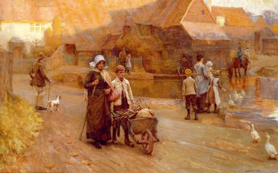 Stary Młyn, Surrey autorstwa William Teulon Blandford Fletcher