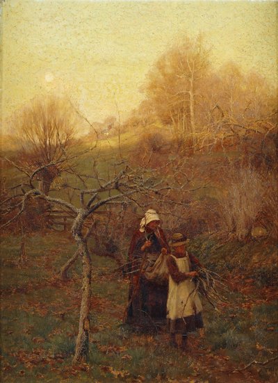 Kiedy zachodzi wieczorne słońce autorstwa William Teulon Blandford Fletcher