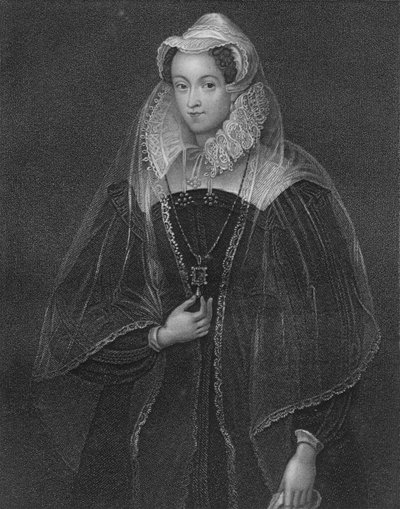 Maryja Królowa Szkotów, początek XIX wieku. autorstwa William Thomas Fry