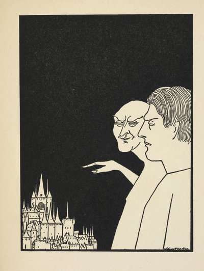 Temptation, tablica 49 z „Księgi obrazów, wprowadzonej przez W.B. Yeatsa” autorstwa William Thomas Horton