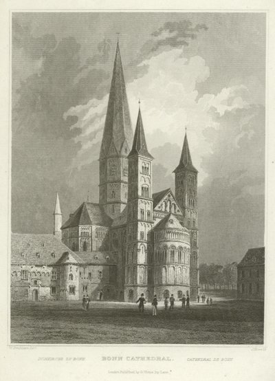 Katedra w Bonn autorstwa William Tombleson