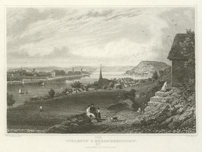 Coblentz i Ehrenbreitstein autorstwa William Tombleson