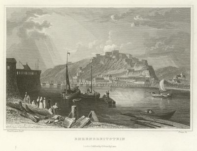 Ehrenbreitstein autorstwa William Tombleson