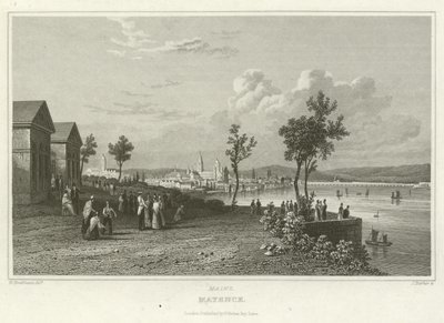 Moguncja autorstwa William Tombleson
