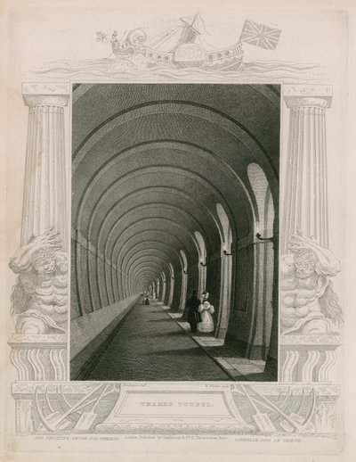 Tunel Tamizy autorstwa William Tombleson