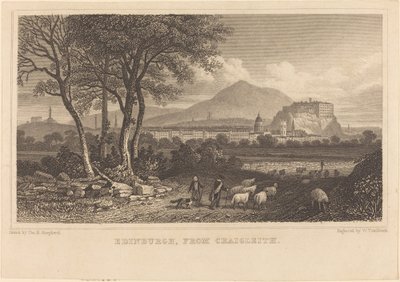 Edynburg, od Craigleith autorstwa William Tombleson after Thomas Hosmer Shepherd