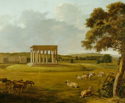 Dom Audley End, Saffron Walden, Essex, XVIII wiek autorstwa William Tomkins