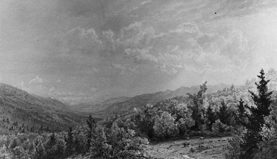 Z Flume House, Frankonia, New Hampshire, 1872. autorstwa William Trost Richards