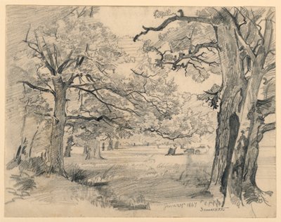 Krajobraz, Darmstadt autorstwa William Trost Richards
