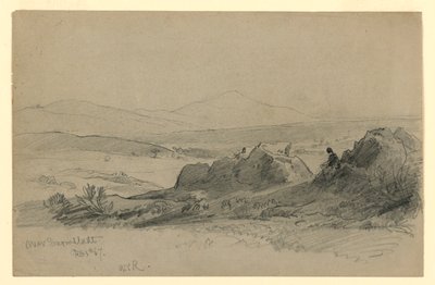 Krajobraz, Darmstadt, Niemcy autorstwa William Trost Richards