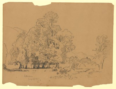 Krajobraz, Interlaken, Szwajcaria autorstwa William Trost Richards