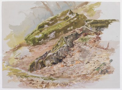 Pejzaż, prawdopodobnie w pobliżu Germantown w Pensylwanii autorstwa William Trost Richards