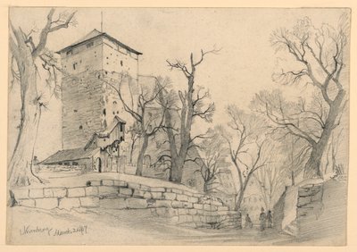 Zamek w Norymberdze, Niemcy autorstwa William Trost Richards