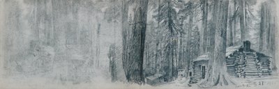 Szkicownik z tematami krajobrazowymi północno-zachodniego Pacyfiku autorstwa William Trost Richards
