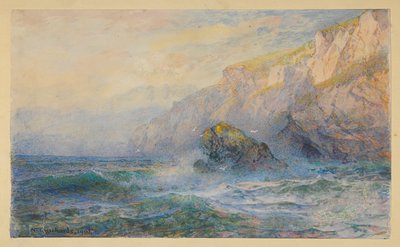 Studia po „W Icart Point, Guernsey” autorstwa William Trost Richards