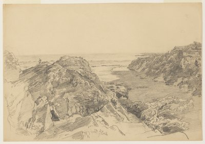 Studium do „Od raju do czyśćca, Newport” autorstwa William Trost Richards