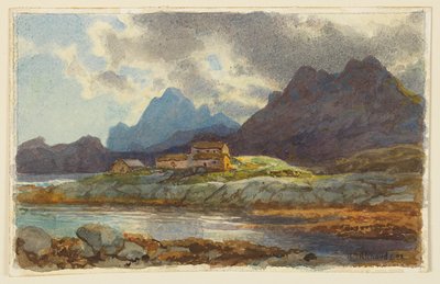 Studium krajobrazu, Norwegia autorstwa William Trost Richards