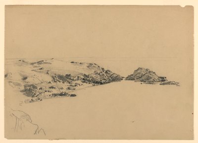 Studium wybrzeża, Rhode Island autorstwa William Trost Richards