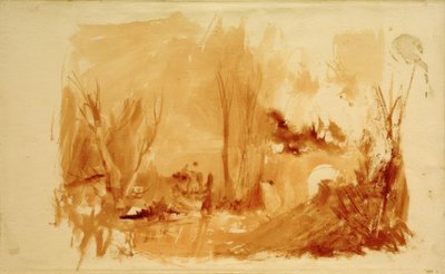 Zalesiony krajobraz autorstwa Joseph Mallord William Turner