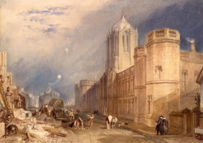 Christ Church College, Oksford autorstwa Joseph Mallord William Turner
